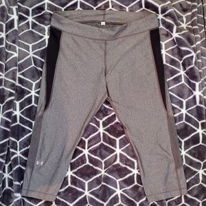Grey, Under Armour, athletic leggings